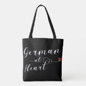 Duits bij Heart Grocery Bag Tote Bag (Achterkant)