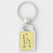 Duits bij Heart Keyring, Duitsland Sleutelhanger (Voorkant)