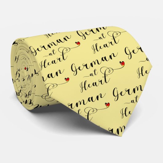 Duits bij het Stropdas Heart, Duitsland (Opgerold)