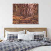 Duits bos in de Herfst (David Caspar Friedrich) Canvas Afdruk (Insitu (Slaapkamer))