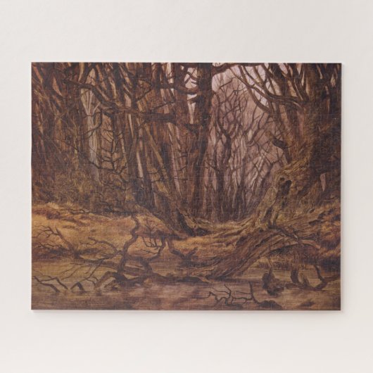 Duits bos in de Herfst Seizoen Legpuzzel (Horizontaal)