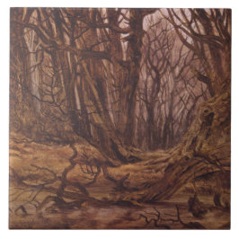 Duits bos in de Herfst Seizoen Tegeltje