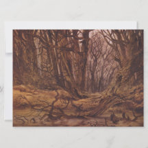 Duits bos in het najaar