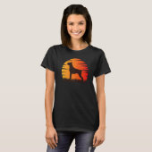 Duits Boxer Dog Retro 36 T-shirt (Voorkant volledig)
