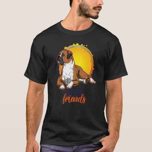 Duits Boxer Hondenras 3 T-shirt (Voorkant)