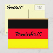 Duits briefkaart (Voorkant / Achterkant)