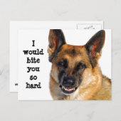 Duits Briefkaart Shepherd (Voorkant / Achterkant)