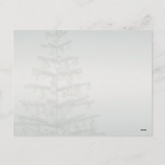 Duits Briefkaart van de kerstboom (Achterkant)