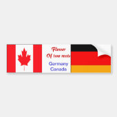 Duits-canadese bumpersticker (Voorkant)
