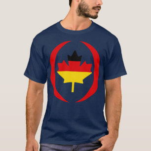 Duits-Canadese Multinationale Patriot Flag Series T-shirt