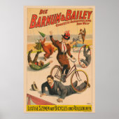  Duits circus Poster van artiesten, 1900. (Voorkant)