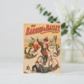  Duits circus Poster van artiesten, 1900. Briefkaart (Staand voorkant)