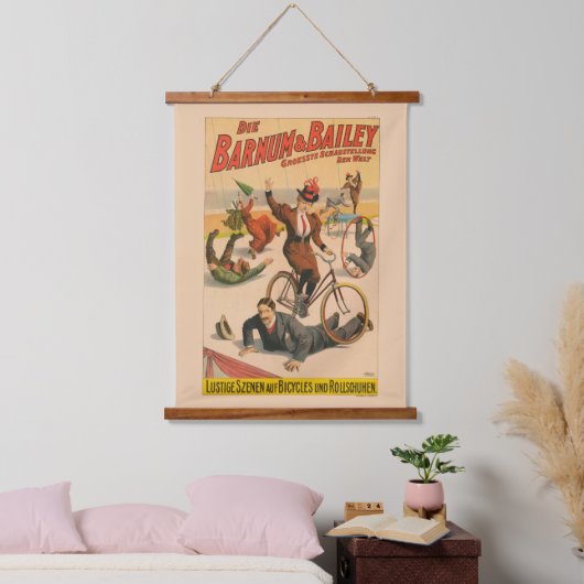  Duits circus Poster van artiesten, 1900. Hangend Wandkleed (Slaapkamer)