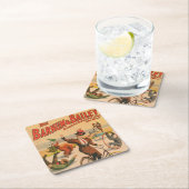  Duits circus Poster van artiesten, 1900. Kartonnen Onderzetters (Insitu)