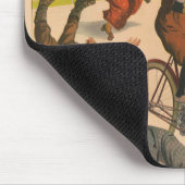  Duits circus Poster van artiesten, 1900. Muismat (Hoek)