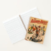  Duits circus Poster van artiesten, 1900. Notitieboek (Binnen)