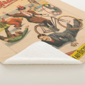  Duits circus Poster van artiesten, 1900. Sherpa Deken (3/4)