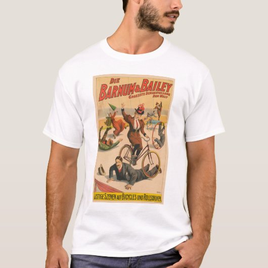 Duits circus Poster van artiesten, 1900. T-shirt (Voorkant)