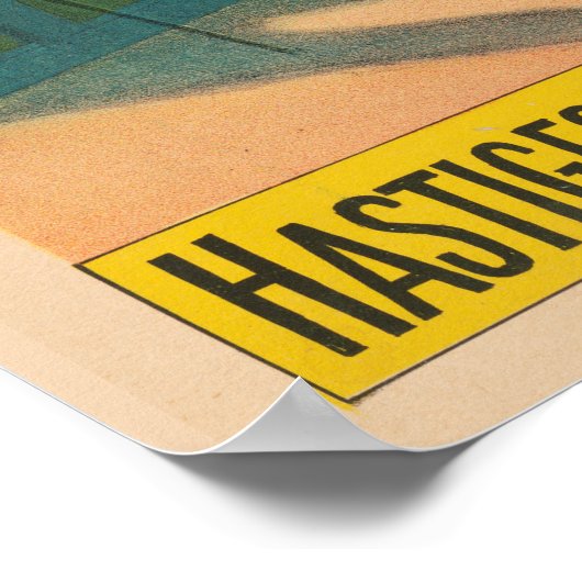  Duits circus Poster van jockeys op paarden (Hoek)