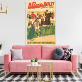 Duits circus Poster van jockeys op paarden Canvas Afdruk (Insitu (Woonkamer))
