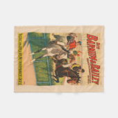  Duits circus Poster van jockeys op paarden Fleece Deken (Voorkant (Horizontaal))