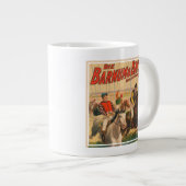 Duits circus Poster van jockeys op paarden Grote Koffiekop (Voorkant rechts)