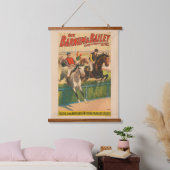  Duits circus Poster van jockeys op paarden Hangend Wandkleed (Slaapkamer)