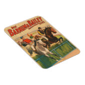  Duits circus Poster van jockeys op paarden Magneet (Rechterzijde)