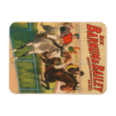  Duits circus Poster van jockeys op paarden Magneet (Horizontaal)