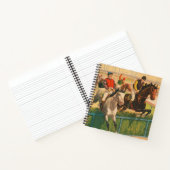  Duits circus Poster van jockeys op paarden Notitieboek (Binnen)