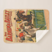  Duits circus Poster van jockeys op paarden Sherpa Deken (Voorkant (horizontaal))