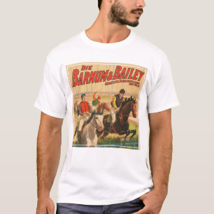  Duits circus Poster van jockeys op paarden T-shirt