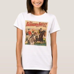  Duits circus Poster van jockeys op paarden T-shirt