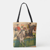  Duits circus Poster van jockeys op paarden Tote Bag (Achterkant)