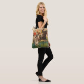  Duits circus Poster van jockeys op paarden Tote Bag (Op model)