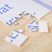 Duits citaat over familiedandelion zaadbal legpuzzel (Zijkant)