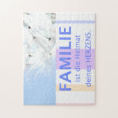 Duits citaat over familiedandelion zaadbal legpuzzel (Verticaal)