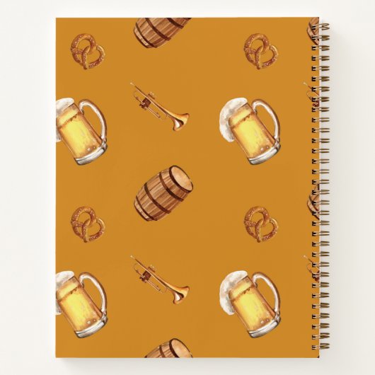 Duits Cuisine Recipe Journal Notitieboek (Achterkant)