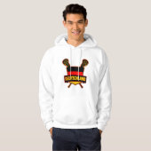 Duits Deutsch Lacrosse Hoodie (Voorkant volledig)