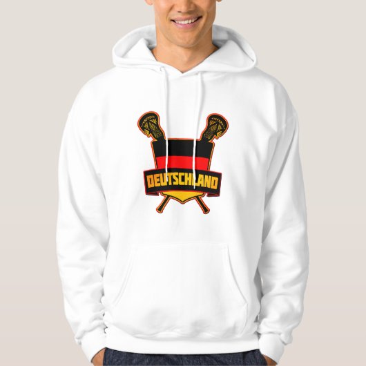 Duits Deutsch Lacrosse Hoodie (Voorkant)