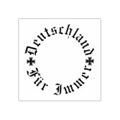 Duits/Deutschland bont immer/embleem Rubberstempel (Afrduk)