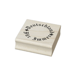 Duits/Deutschland bont immer/embleem Rubberstempel