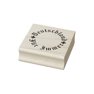 Duits/Deutschland bont immer/embleem Rubberstempel