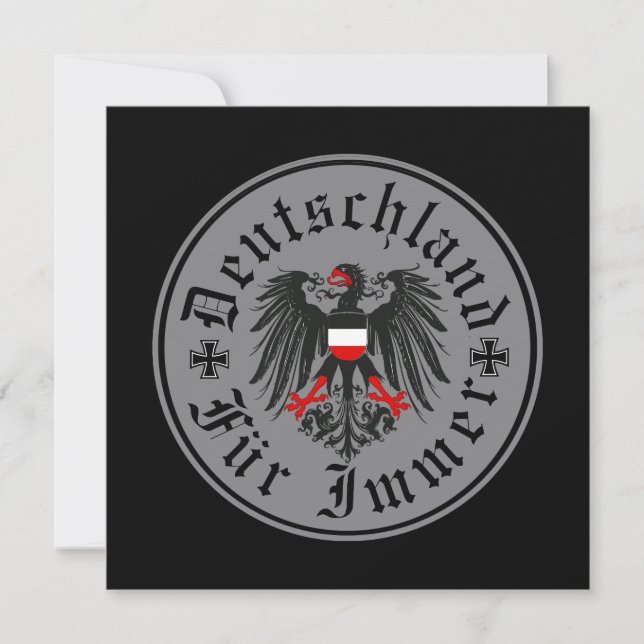 Duits/Deutschland Forever/adelaar/ijzeren kruis (Voorkant)