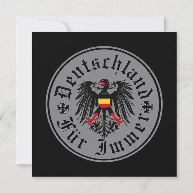 Duits/Deutschland Forever/adelaar/ijzeren kruis (Voorkant)