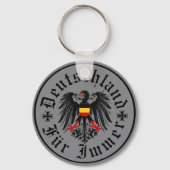 Duits/Deutschland Forever/adelaar/ijzeren kruis Sleutelhanger (Achterkant)