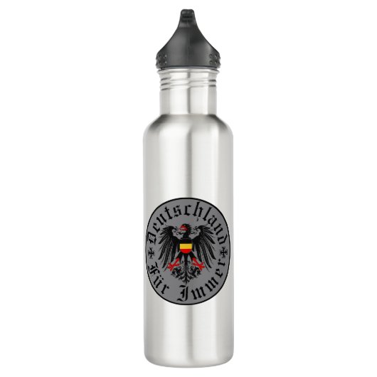 Duits/Deutschland Forever/adelaar/ijzeren kruis Waterfles (Rechts)