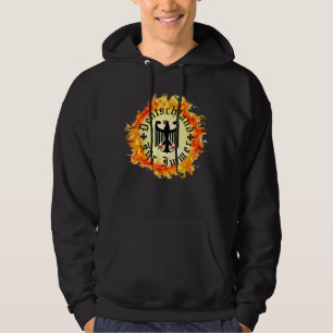 Duits/Deutschland Forever/eagle/ijzeren kruis/vuur Hoodie