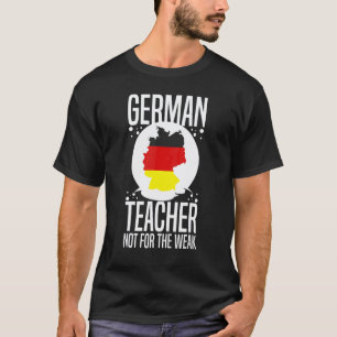 Duits docent Duitsland Vlag Taalles Leerling T-shirt