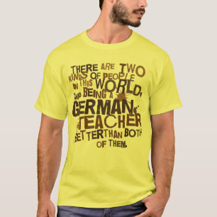 Duits docentenkaartje t-shirt